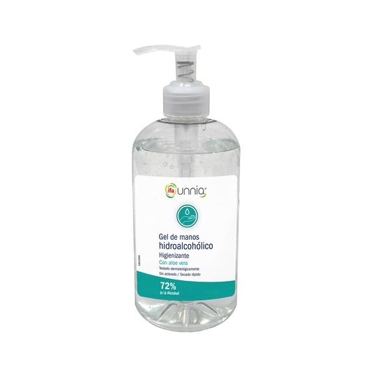Gel de manos Hidroalcohólico Aloe Vera 500ml