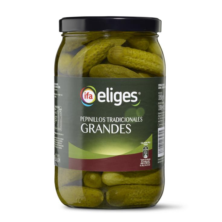 Pepinillos Tradicionales Grandes - Eliges - 190g Pepinillos Tradicionales Grandes - Eliges - 190g
