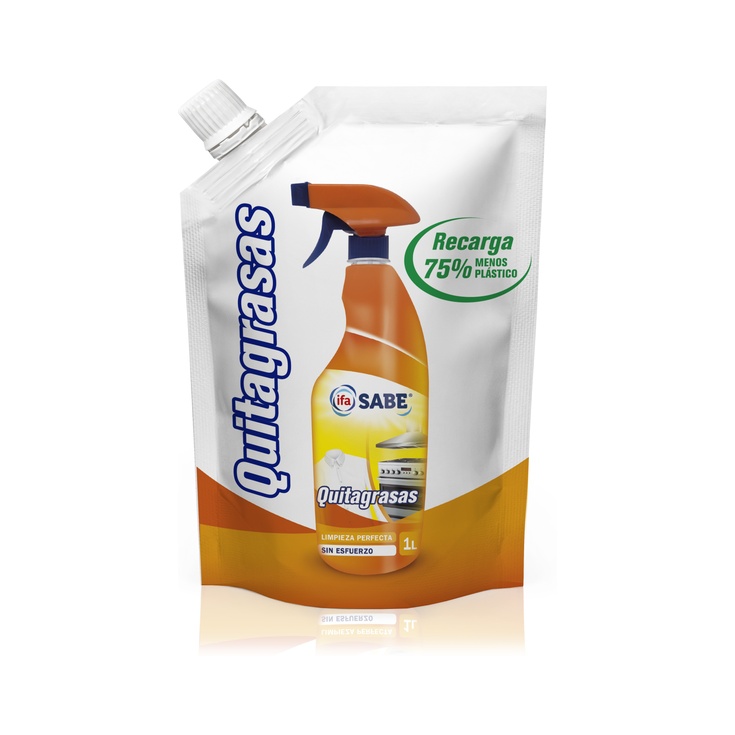 Recambio de limpiador quita grasas doypack 1L