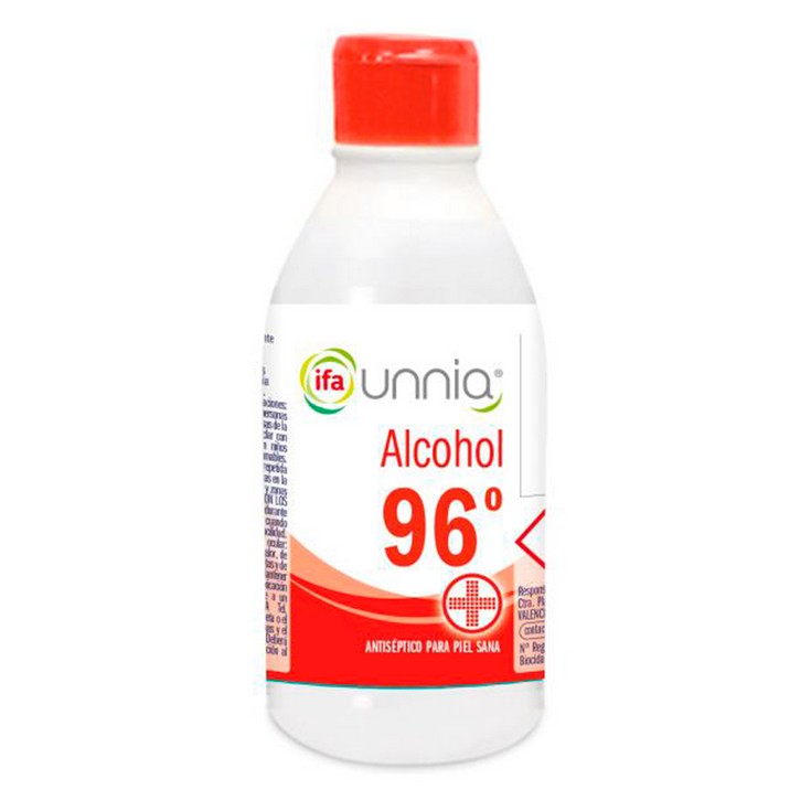 Alcohol 96º - Unnia - 250ml