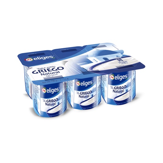 YOGUR GRIEGO NATURAL PACK 6X125G