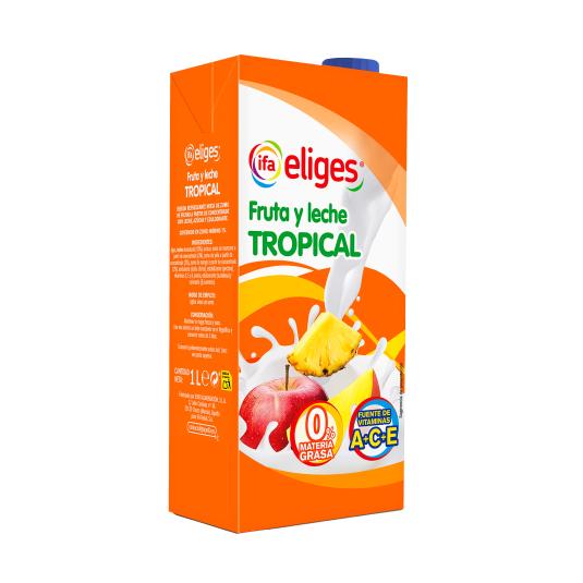 Zumo de fruta y leche tropical Eliges - 1l