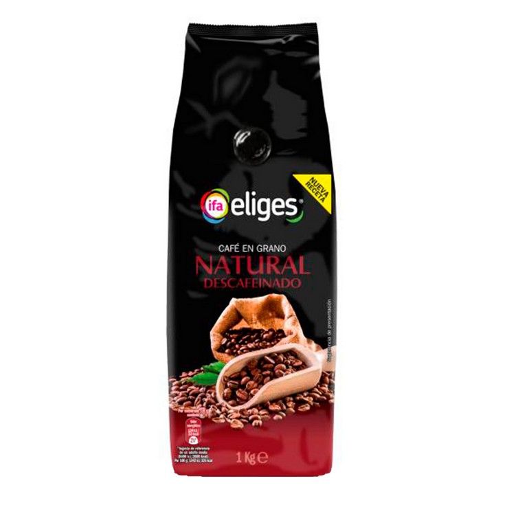 Café grano descafeinado - Eliges - 1kg