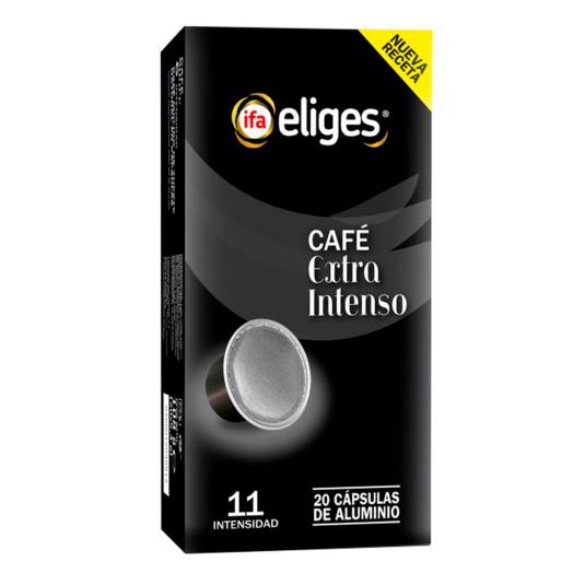 Café cápsulas extra intenso - Eliges - 20 uds