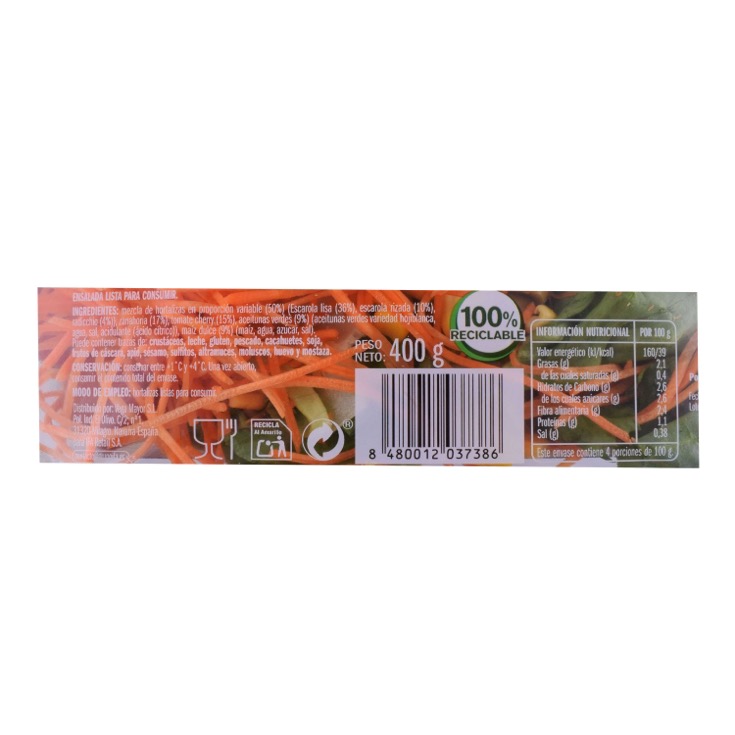 ENSALADA HUERTA ELIGES 400G