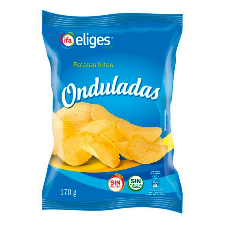 Patatas fritas onduladas - Eliges - 170g