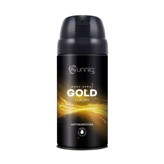 Desodorante body spray gold hombre - Unnia - 150ml