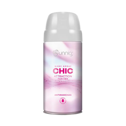 Desodorante body spray chic atraccion mujer - Unnia - 150ml