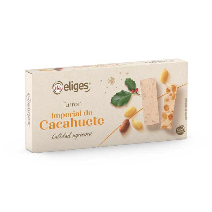 Turrón de cacahuete duro - Eliges - 250g