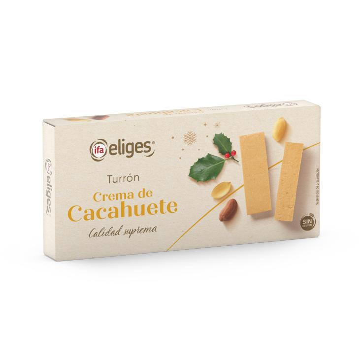 Turrón blando de cacahuete - Elliges - 200g