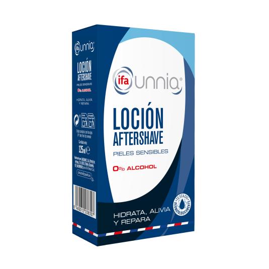 Loción aftershave 0 alcohol - Unnia - 125ml