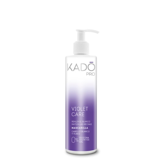 Mascarilla para cabello rubio y blanco