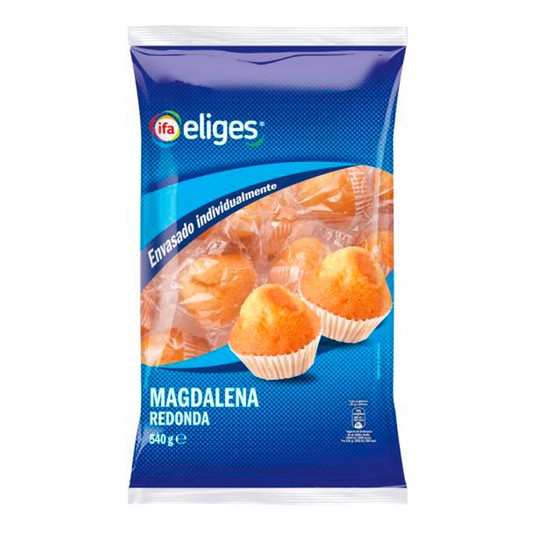 Magdalenas redondas - Eliges - 540g