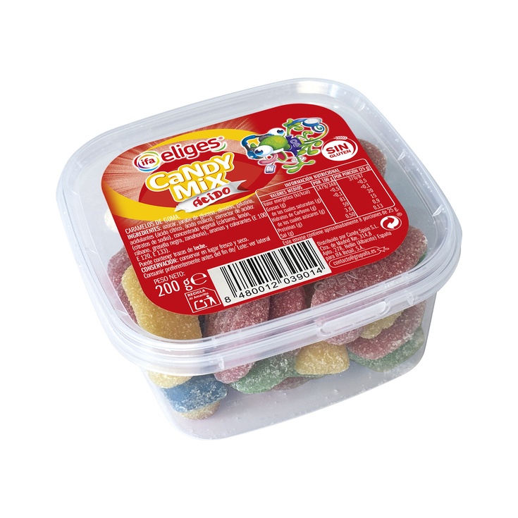 Caramelos mega surtido acido 200g