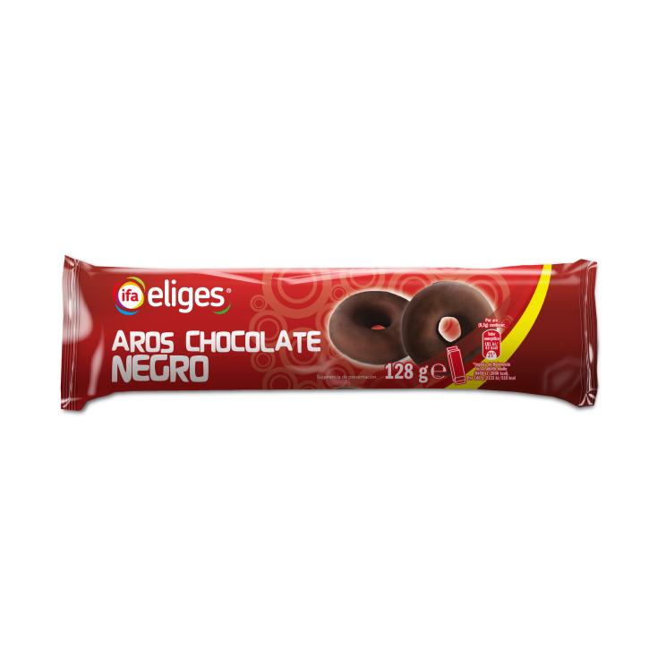 Galleta aros de chocolate negro Eliges - 128g