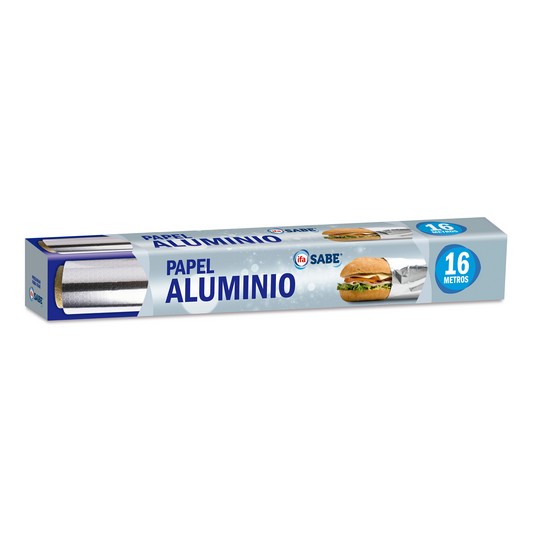Papel de aluminio 16m Sabe