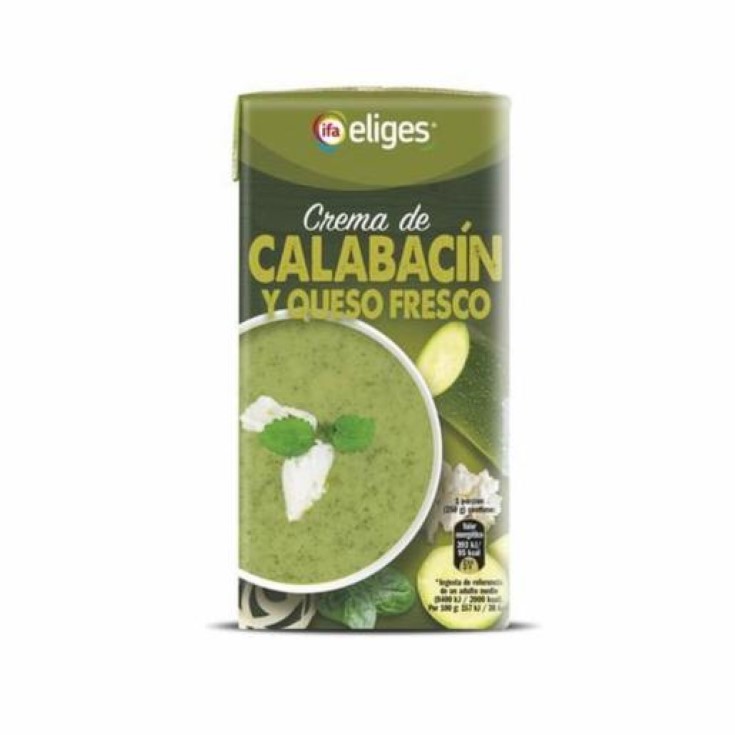 Crema de calabacín con queso Eliges - 500g