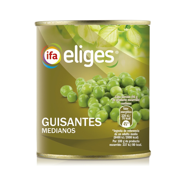 Guisante mediano en lata de 95g