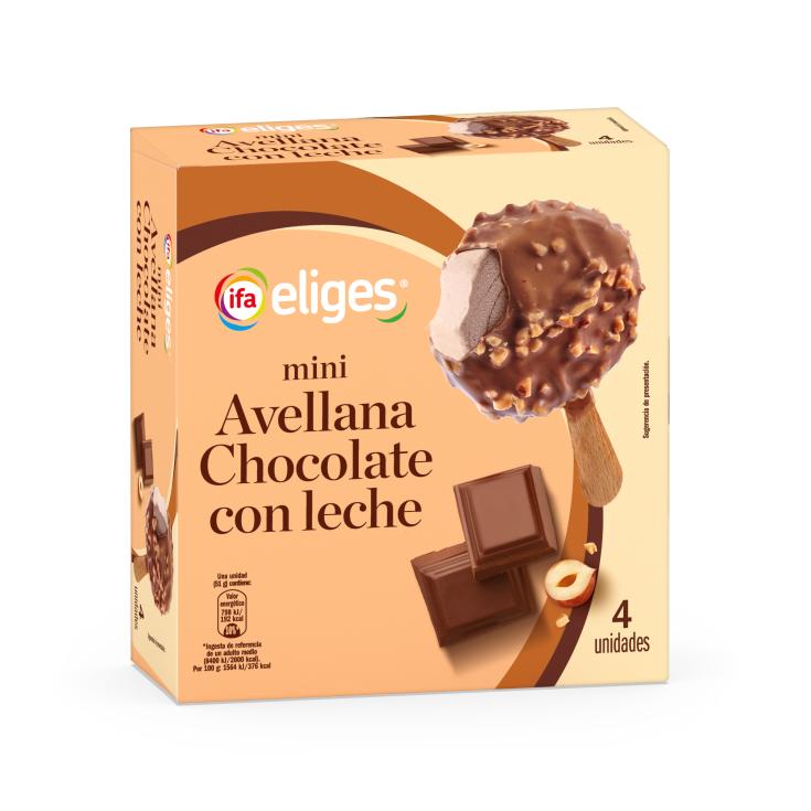 Mini bombón avellana y chocolate Eliges - 4 uds