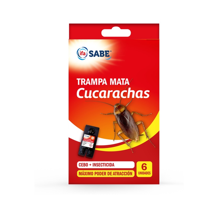 Trampas Insecticidas Matacucarachas 6 Unidades