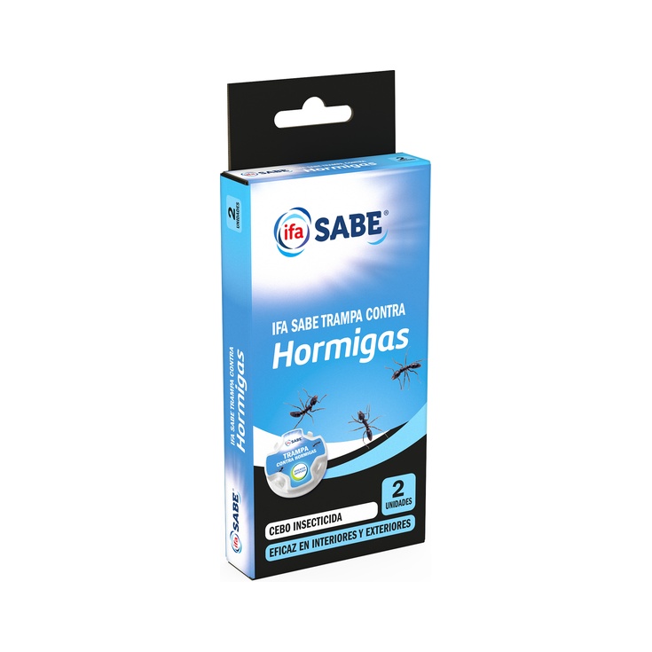 Trampa contra hormigas eficaz en exterior e interior