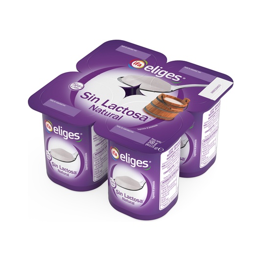YOGUR NATURAL SIN LACTOSA 4X125G