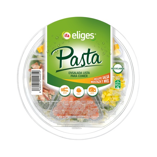 ENSALADA DE PASTA MIEL Y MOSTAZA 265G
