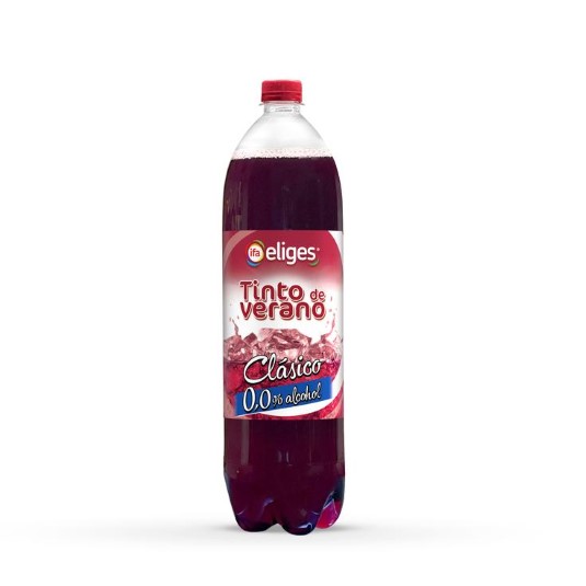 Tinto de verano clásico sin alcohol botella de 1,5L