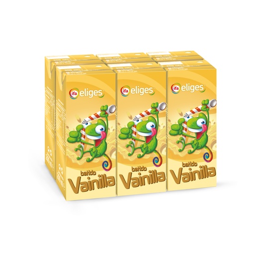 Batido de vainilla en minibrik pack de 6