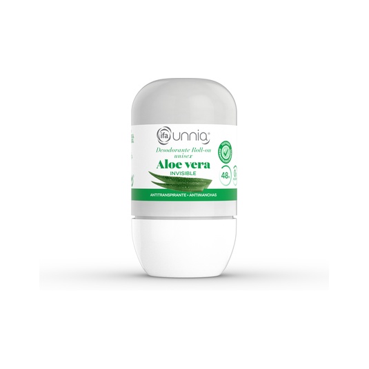 Desodorante Roll On Unisex Aloe Vera Invisible 48h 75 ml