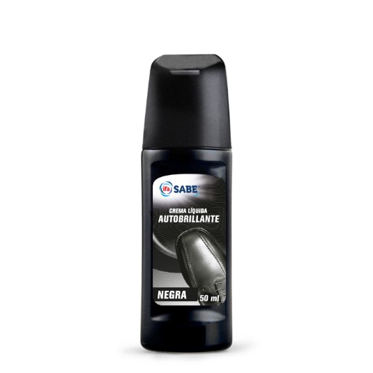 CREMA LIQUIDA DE CALZADO COLOR NEGRO 50 ML