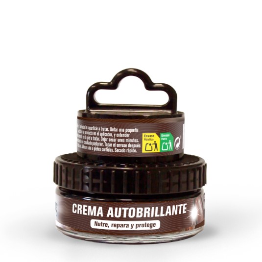  KIT AUTOBRILLANTE CON APLICADOR MARRON MEDIO 50 ML