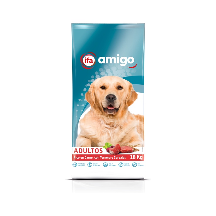 Alimento completo para perros adultos saco de 18kg