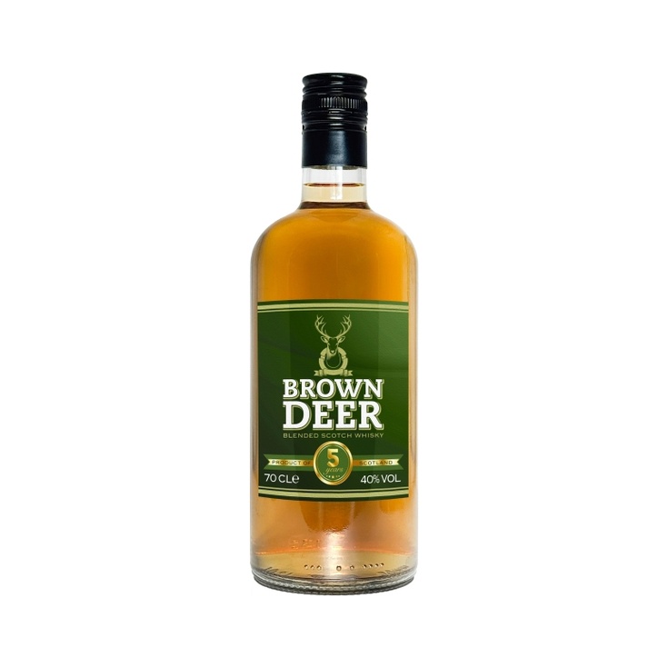 Whisky escoces de 5 años botella de 70cl