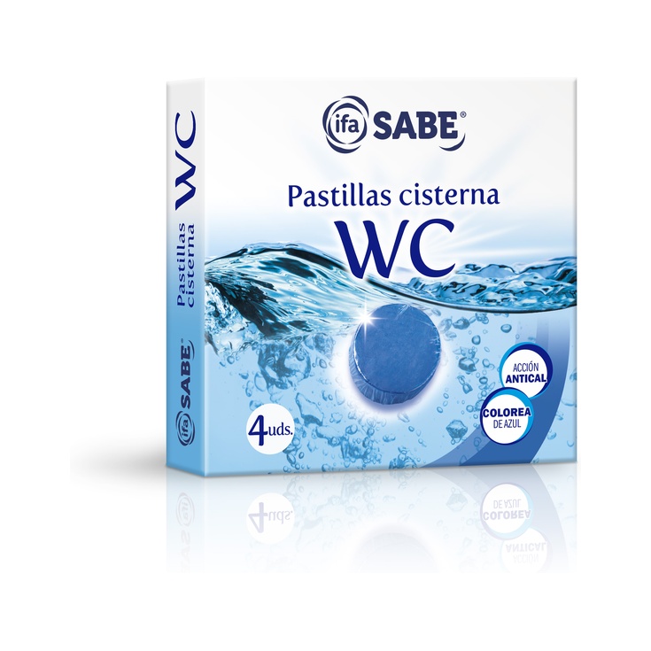 Pastillas para Cisterna de WC Caja de 4 Unidades de 50 g