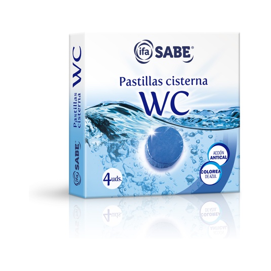 Pastillas para Cisterna de WC Caja de 4 Unidades de 50 g