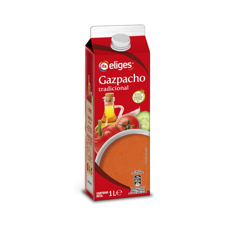 Gazpacho Pasteurizado Brik 1 L