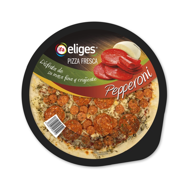  PIZZA REFRIGERADA PEPPERONI BANDEJA 410G