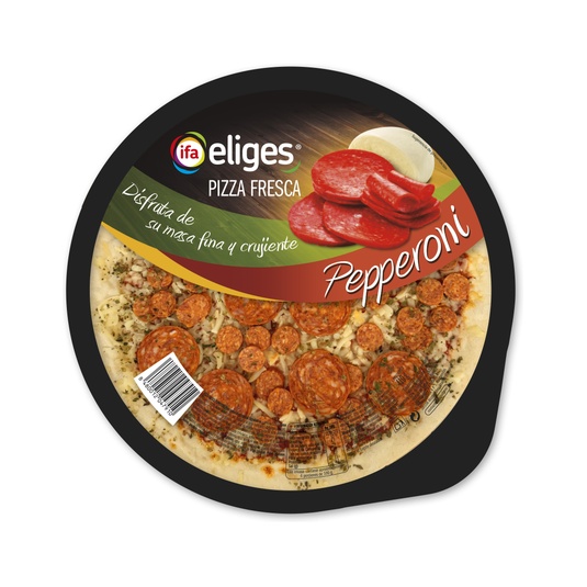  PIZZA REFRIGERADA PEPPERONI BANDEJA 410G