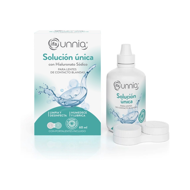 Solucion Unica Para Lentes De Contacto Botella 60 Ml 