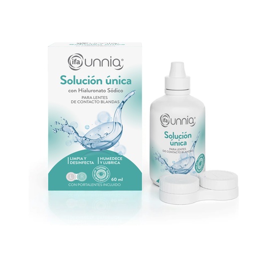Solucion Unica Para Lentes De Contacto Botella 60 Ml 