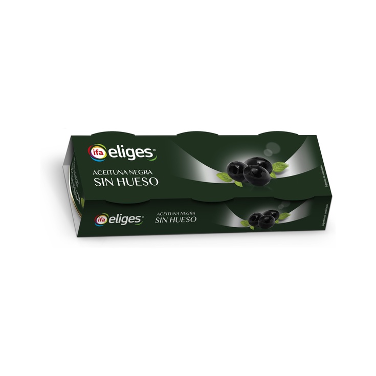 Aceituna Negra Sin Hueso Pack de 3 Unidades de 50 g