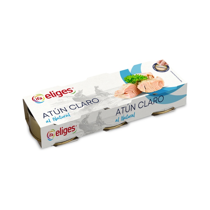 Atún Claro al Natural Abre Fácil Pack de 3 Unidades de 80 g