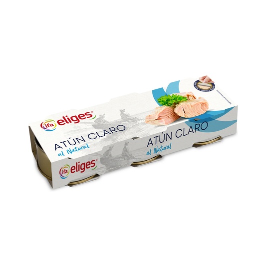 Atún Claro al Natural Abre Fácil Pack de 3 Unidades de 80 g