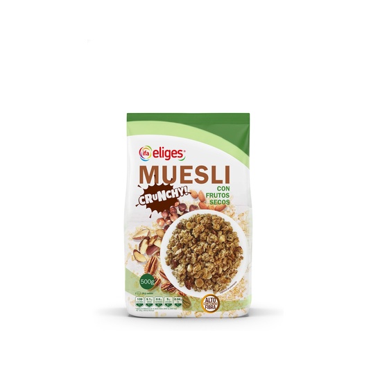 Muesli Crujiente Bolsa 500 g 