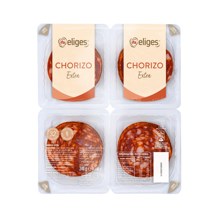 Chorizo Extra 4*60 g