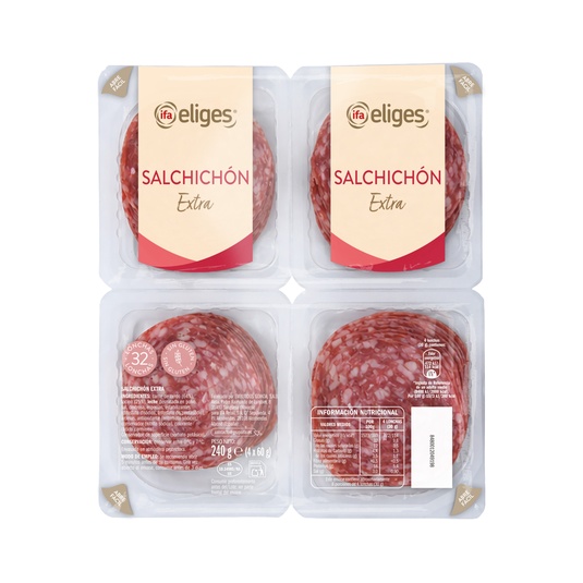 Salchichon Extra (picado Grueso) 4* 60gr