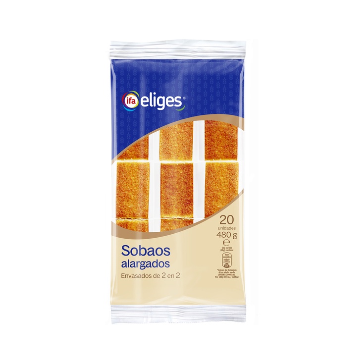 Sobaos Alargados Bolsa 480 G