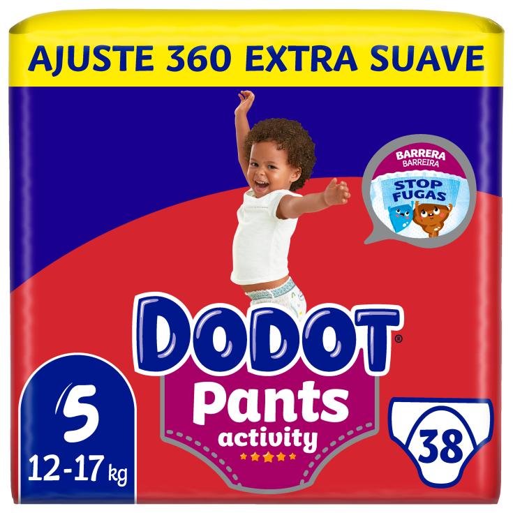 Pants pañales de 12 a 17 kg Talla 5 - 38 uds