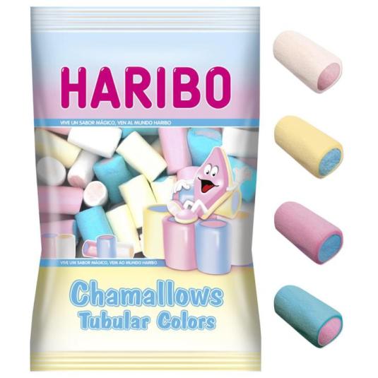 Chamallows Tubular Colors sin gluten - Haribo - 250g